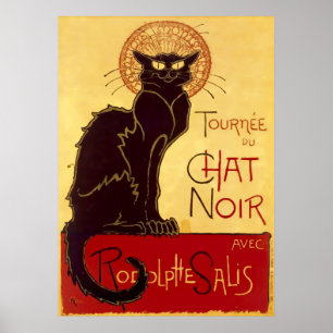 Affiche Tournée du Conversation Noir, Théophile Steinlen