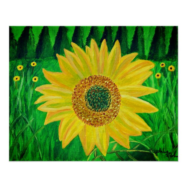 affiche tournesol  (Devant)