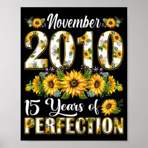 Affiche Tournesol 15 ans Novembre 2010 15e Anniversaire