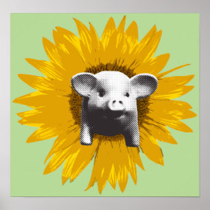 Affiche Tournesol de Piggy