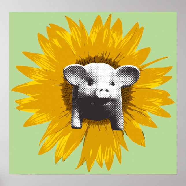 Affiche Tournesol de Piggy (Devant)
