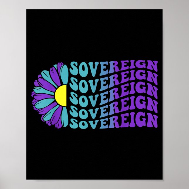 Affiche Tournesol de sensibilisation à la prévention du su (Devant)