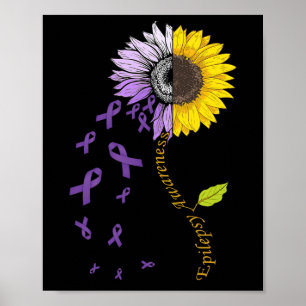 Affiche Tournesol de sensibilisation à l'épilepsie