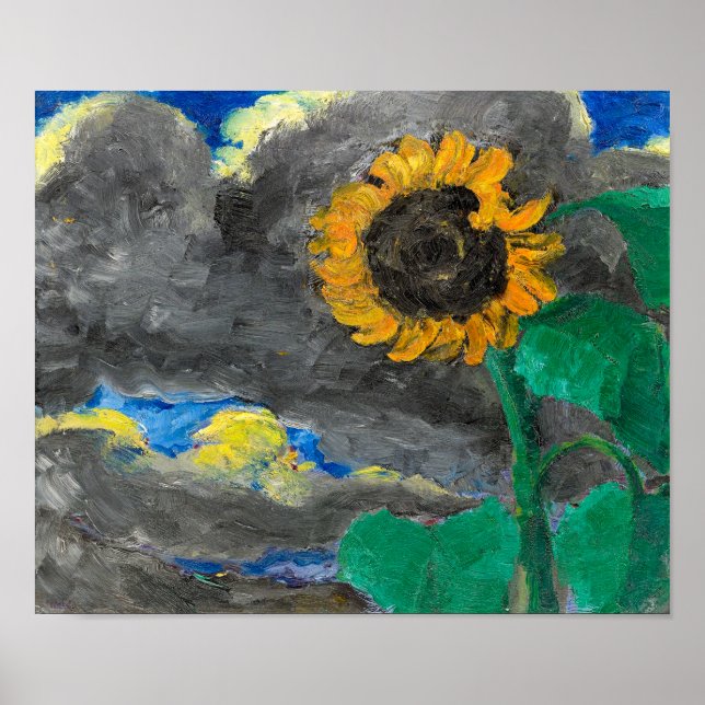 Affiche Tournesol | Emil Nolde | (Devant)