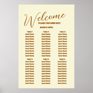 Affiche Tournesol Eucalyptus Floral Mariage botanique