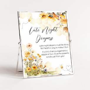 Affiche Tournesol Petit miel Diapositives nocturnes