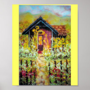 Affiche Tournesol Shack d'impression…