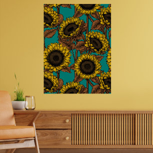 Affiche Tournesols