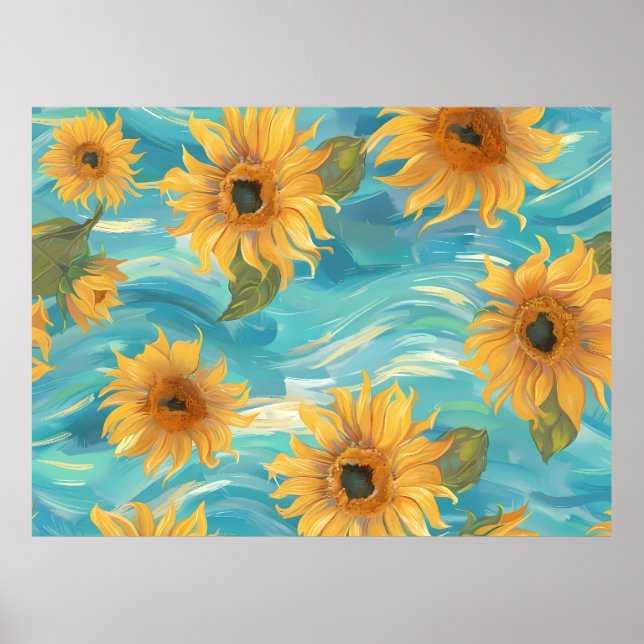 Affiche Tournesols (Devant)