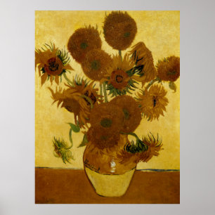 Affiche Tournesols : 1888 par Van Gogh