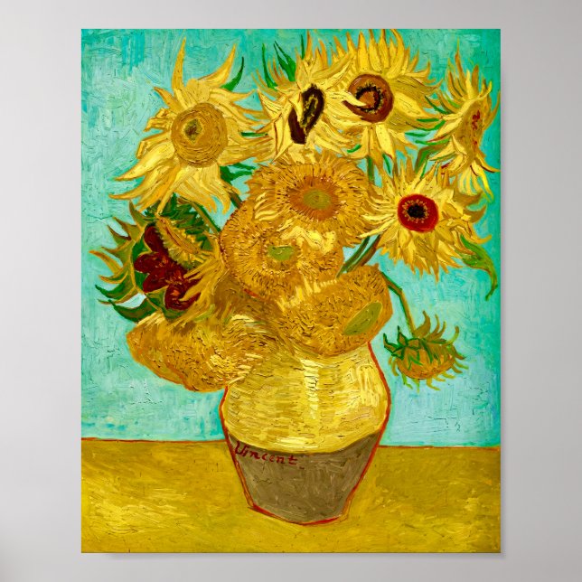 Affiche Tournesols de Van Gogh  (Devant)