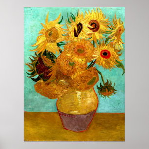 Affiche Tournesols hollandais vintage par Vincent van Gogh