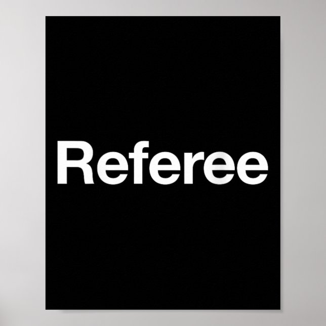 Affiche Tournoi de karaté arbitre (Devant)