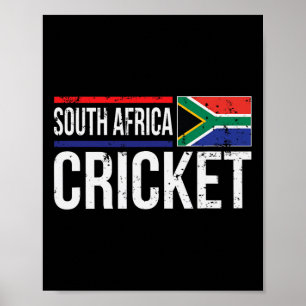 Affiche Tournoi de match de cricket d'Afrique du Sud avec