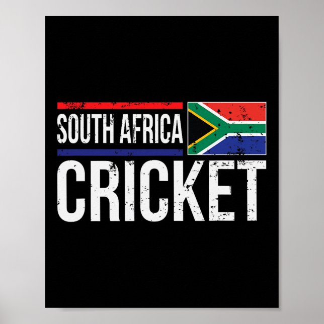 Affiche Tournoi de match de cricket d'Afrique du Sud avec  (Devant)