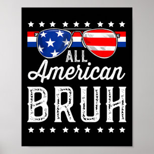 Affiche Tous les Américains 4 juillet Boys Patriotic Usa T