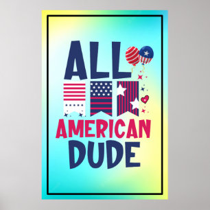 Affiche Tous les américains Dude-96993