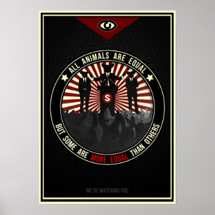 Affiche Tous les animaux sont égaux