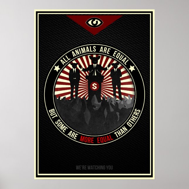 Affiche Tous les animaux sont égaux (Devant)