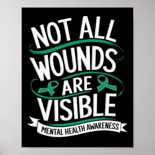 Affiche Tous les Blessures Ne Sont Pas Visibles Sensibilis