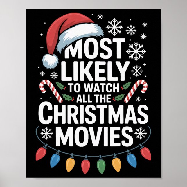 Affiche Tous Les Films De Noël Les Plus Susceptibles De Re (Devant)