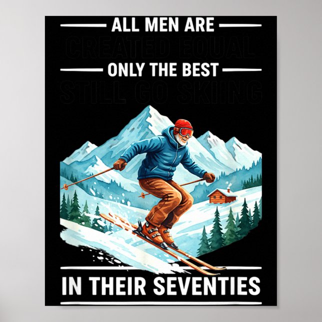 Affiche Tous les hommes sont créés égaux seulement ils von (Devant)