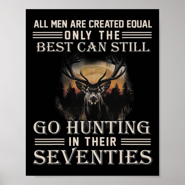 Affiche Tous Les Hommes Sont Créés Égaux Seulement Le Meil (Devant)