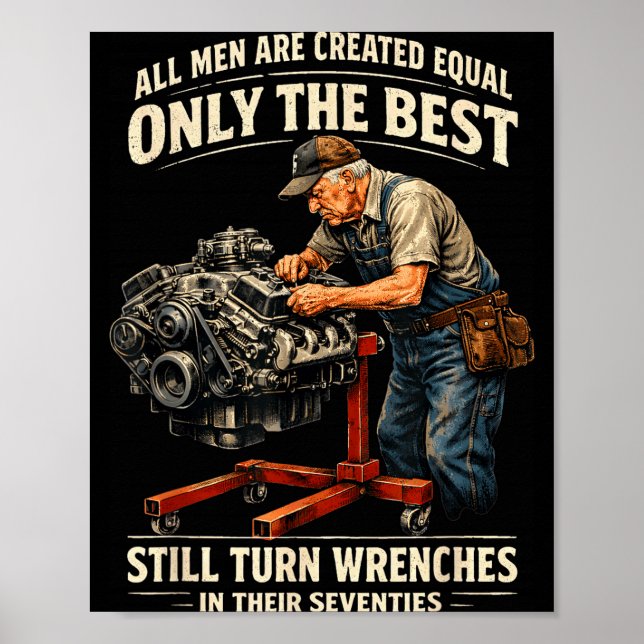 Affiche Tous les hommes sont créés égaux seulement les clé (Devant)
