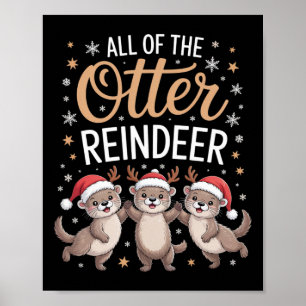Affiche Tous Les Jours De Noël De L'Ourter Reindeer Jouent