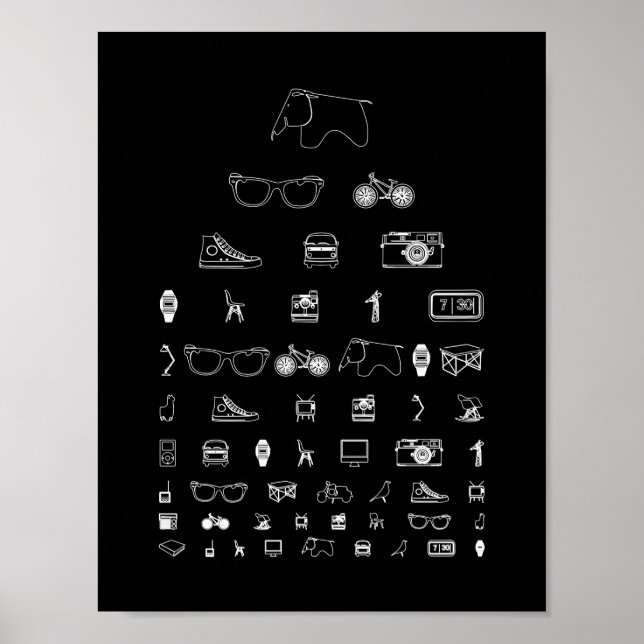 Affiche Tous les jours - noir (Devant)