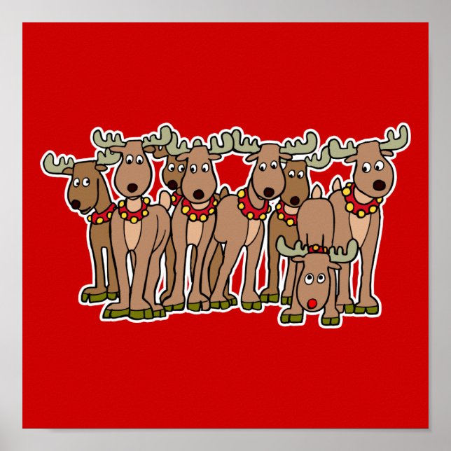 Affiche tous les rennes (Devant)