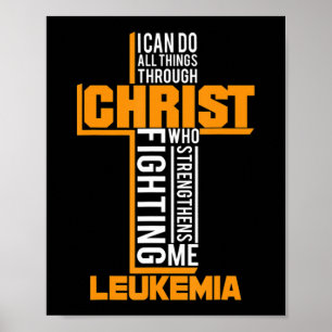 Affiche Tous les Things Through Chrétien Leukemia Warrior