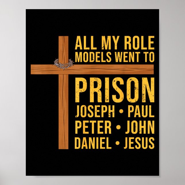 Affiche Tous mes modèles sont allés en prison Drôle de chr (Devant)