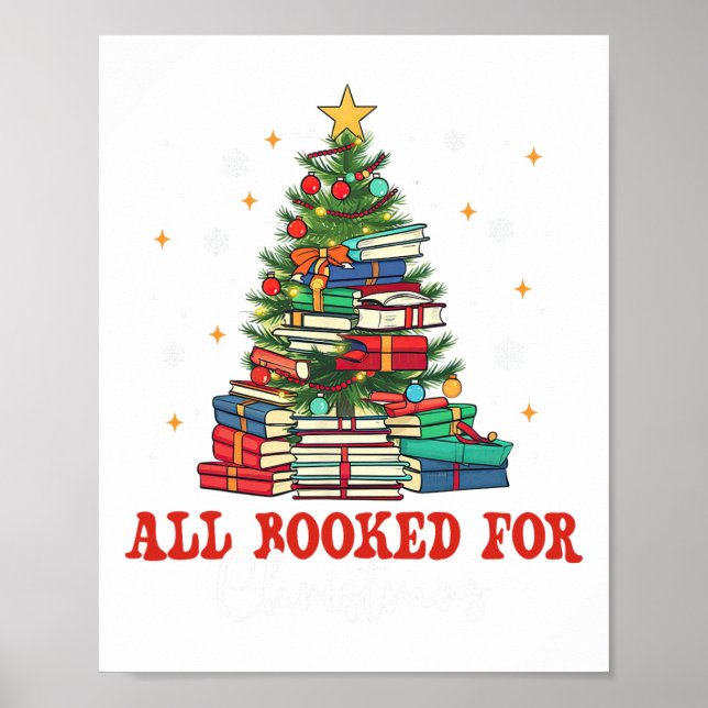 Affiche Tous Réservés Pour Noël Livre Arbre de Noël Lumièr (Devant)