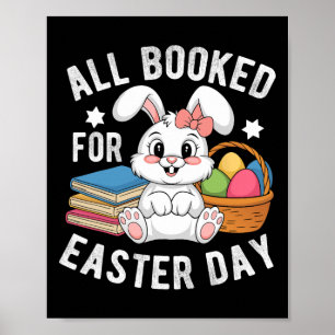 Affiche Tous Réservés Pour Pâques Jour Cute Lapin Rabbit L