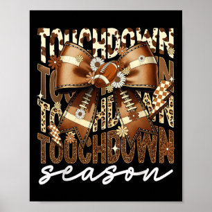Affiche Toussdown Saison American Football Bow Jour