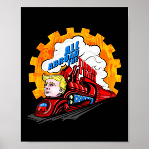 Affiche Tout À L'Étranger L'Avenir De Trump Train 2024 Est