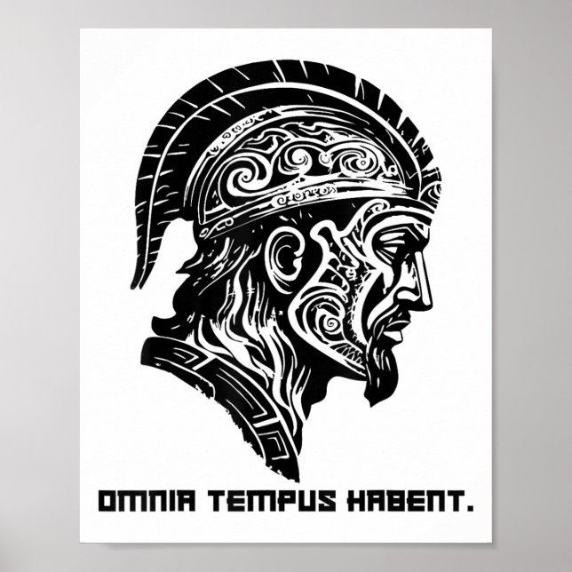 Affiche Tout A Son Propre Temps_ Sagesse De Philo Romain (Devant)