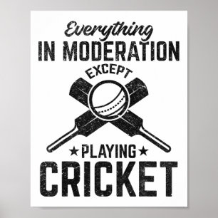 Affiche Tout avec modération sauf jouer au cricket