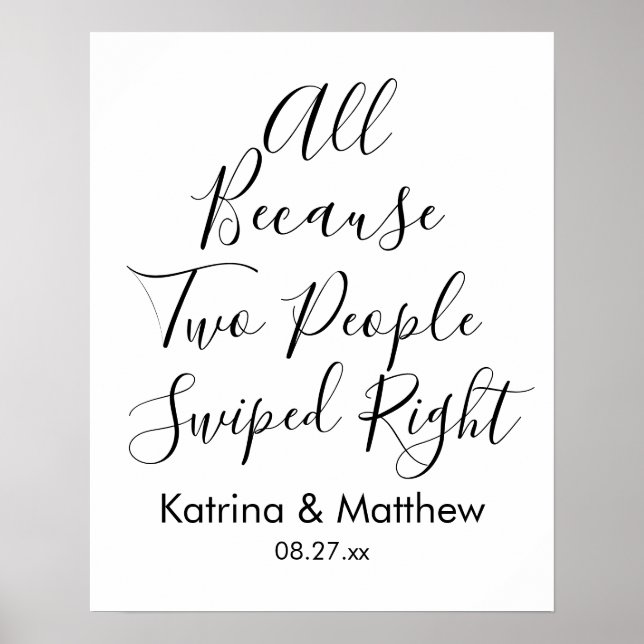 Affiche Tout ça parce que deux personnes ont essuyé un mar (Devant)