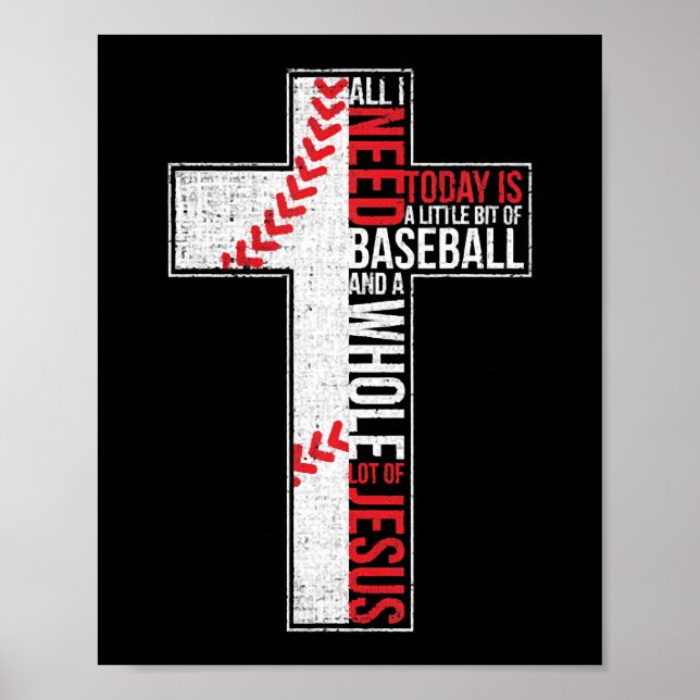 Affiche Tout ce dont j'ai besoin, c'est du baseball et de  (Devant)
