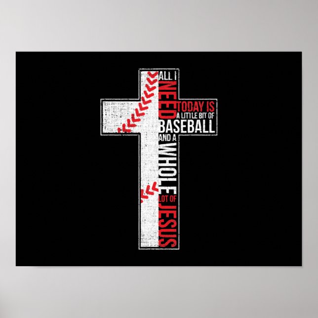 Affiche Tout ce dont j'ai besoin, c'est du baseball et de  (Devant)