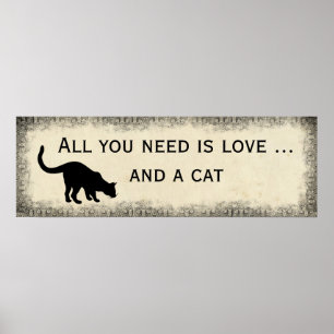 Affiche Tout ce dont vous avez besoin, c'est d'amour et d'