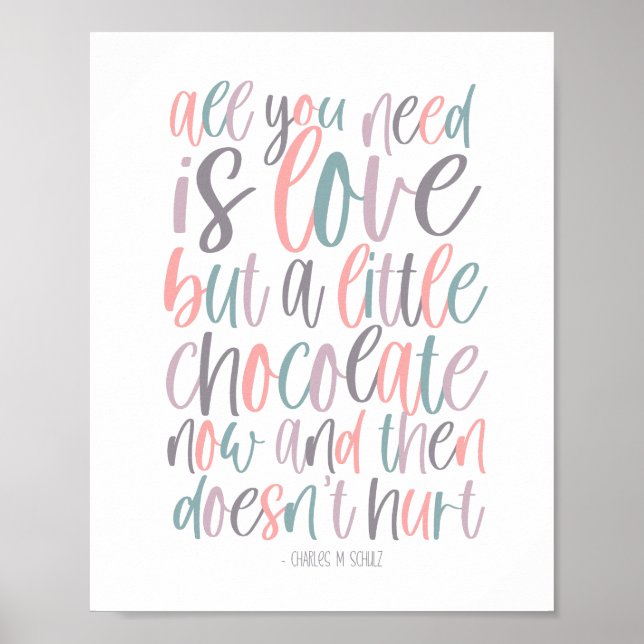 Affiche Tout ce dont vous avez besoin, c'est de l'amour et (Devant)