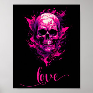 Affiche Tout ce dont vous avez besoin est d'amour violet e
