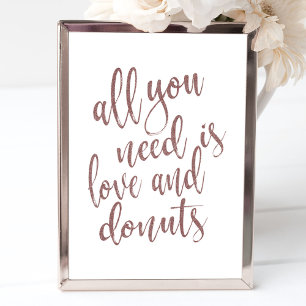 Affiche Tout ce dont vous avez besoin est l'Amour et Ensei