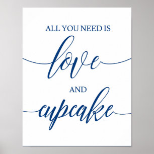 Affiche Tout ce dont vous avez besoin est Love Mariage Sig