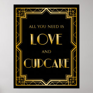 Affiche Tout ce dont vous avez besoin est Love Mariage Sig