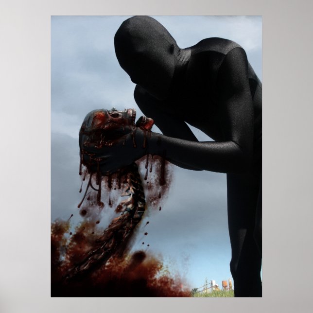 Affiche Tout ce que j'ai imprimé à gauche (Devant)