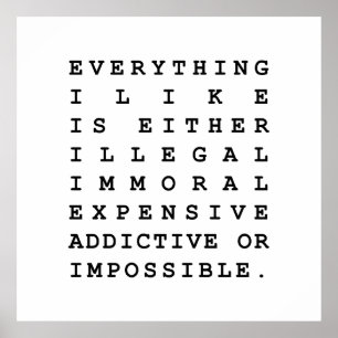 Affiche Tout ce que j'aime